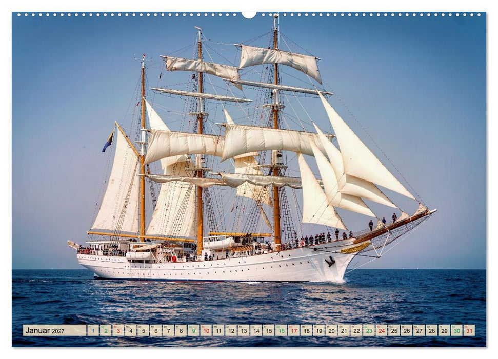 Segelschulschiffe - Weltweit (CALVENDO Wandkalender 2027)