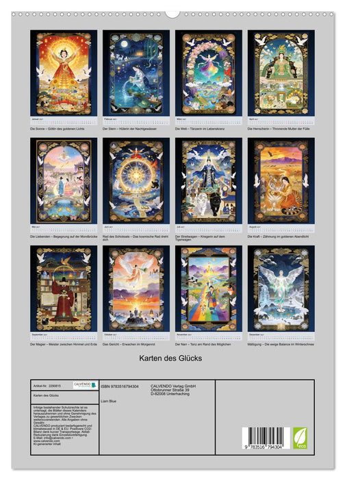 Karten des Glücks (CALVENDO Premium Wandkalender 2027)