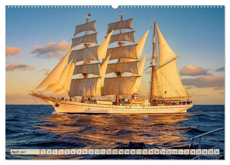 Segelschulschiffe - Weltweit (CALVENDO Premium Wandkalender 2027)
