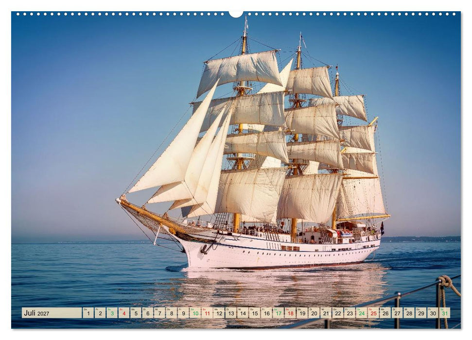 Segelschulschiffe - Weltweit (CALVENDO Premium Wandkalender 2027)