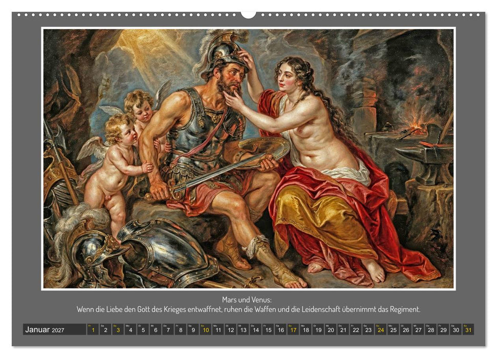Götterfunken und Leidenschaft (CALVENDO Premium Wandkalender 2027)