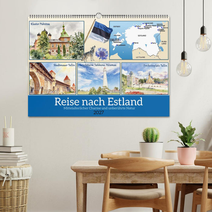 Reise nach Estland (CALVENDO Wandkalender 2027)