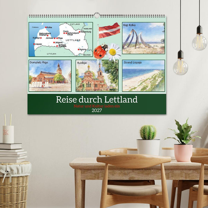 Reise durch Lettland (CALVENDO Wandkalender 2027)