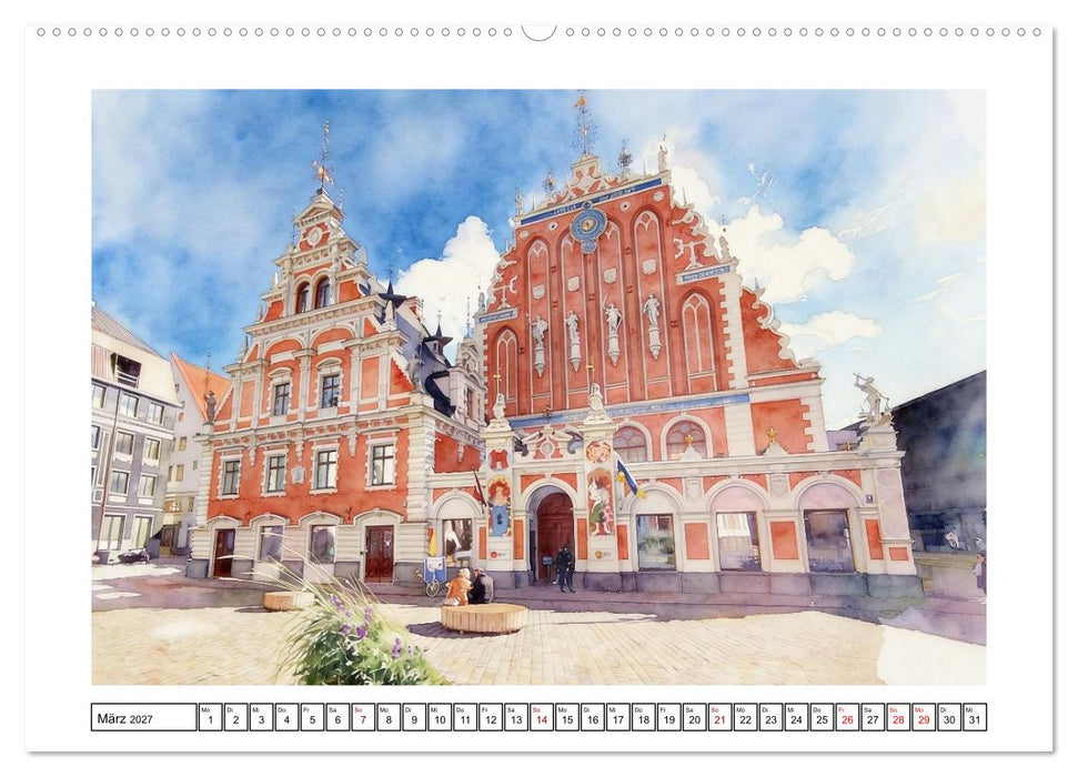Reise durch Lettland (CALVENDO Wandkalender 2027)