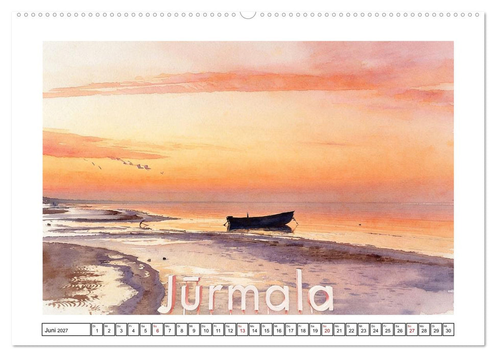 Reise durch Lettland (CALVENDO Wandkalender 2027)