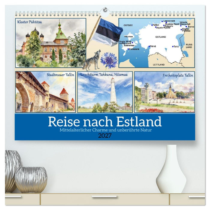 Reise nach Estland (CALVENDO Premium Wandkalender 2027)
