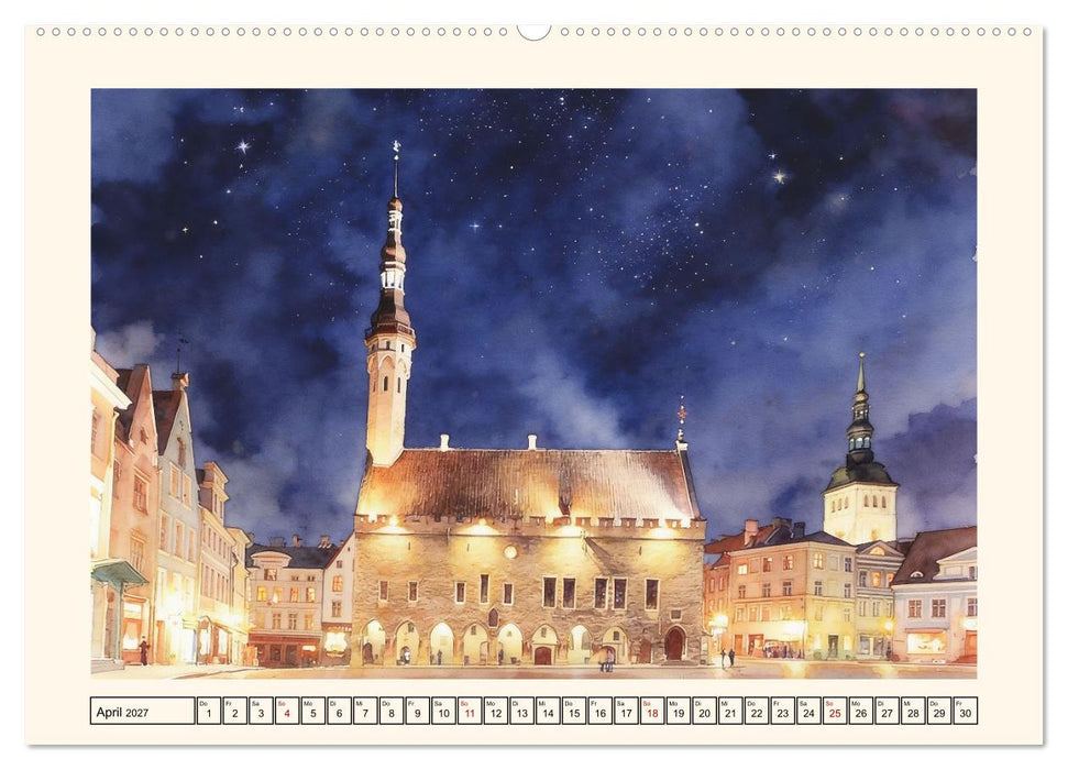 Reise nach Estland (CALVENDO Premium Wandkalender 2027)