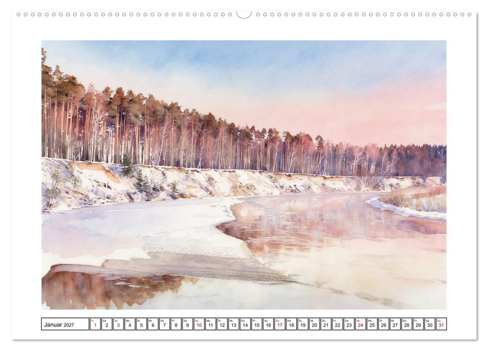 Reise durch Lettland (CALVENDO Premium Wandkalender 2027)