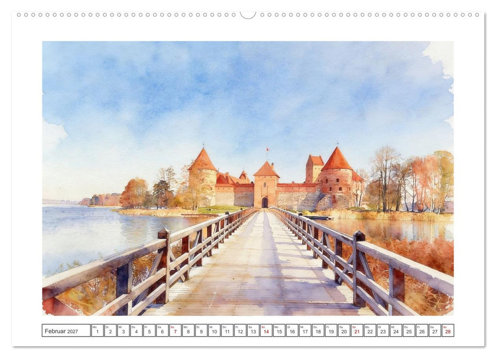 Reise durch Litauen (CALVENDO Premium Wandkalender 2027)