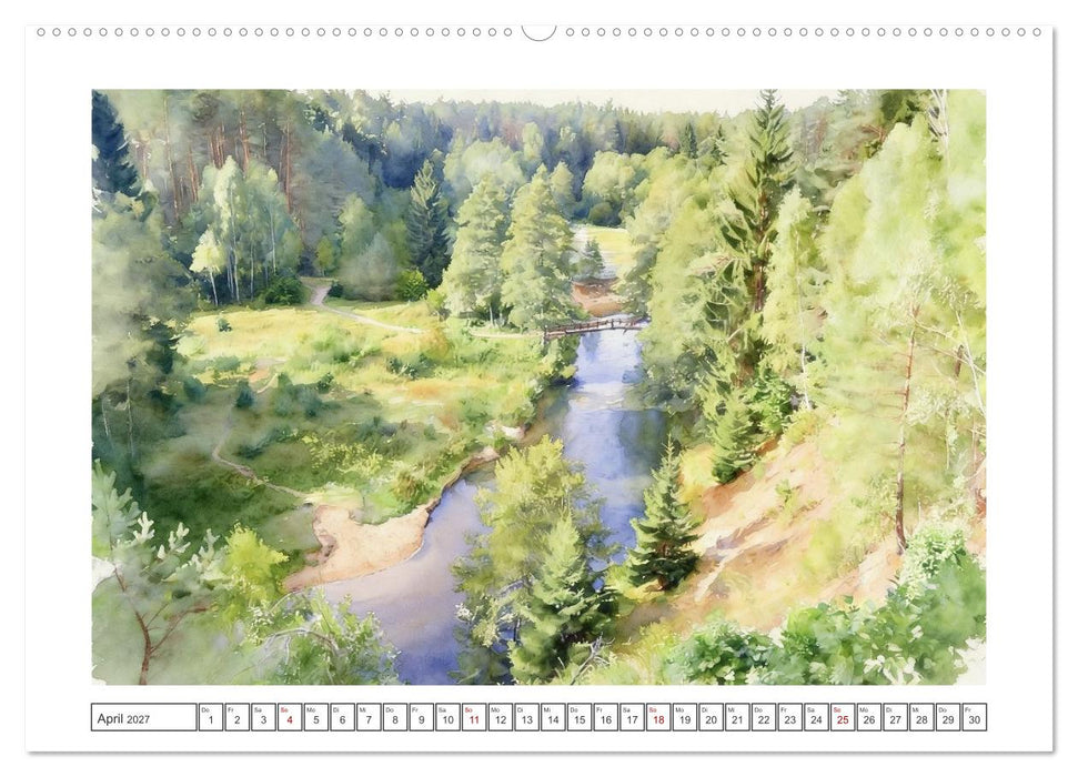Reise durch Litauen (CALVENDO Premium Wandkalender 2027)