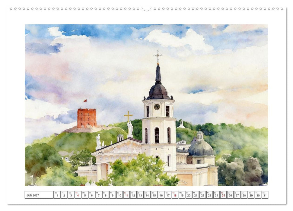Reise durch Litauen (CALVENDO Premium Wandkalender 2027)