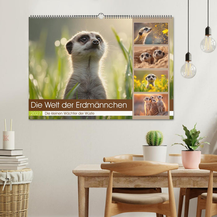 Die Welt der Erdmännchen (CALVENDO Wandkalender 2027)