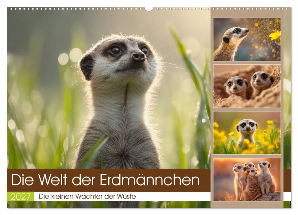 Die Welt der Erdmännchen (CALVENDO Wandkalender 2027)