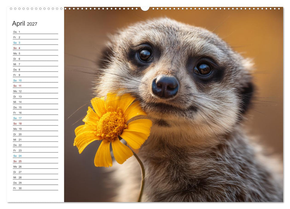 Die Welt der Erdmännchen (CALVENDO Wandkalender 2027)