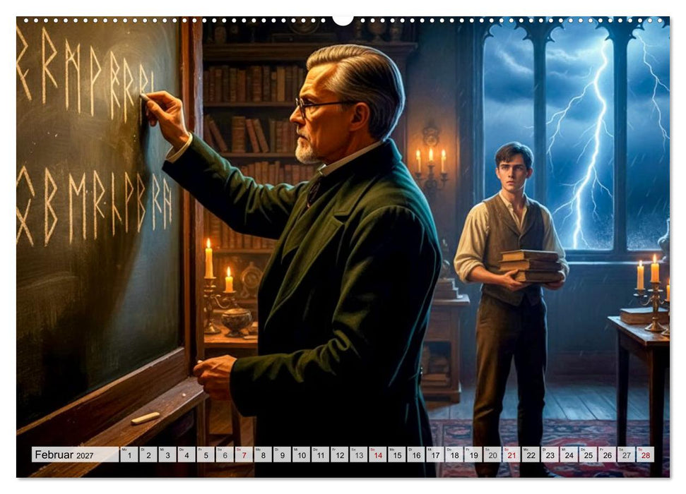 Die Reise zum Mittelpunkt der Erde (CALVENDO Wandkalender 2027)