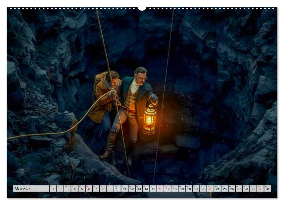 Die Reise zum Mittelpunkt der Erde (CALVENDO Wandkalender 2027)