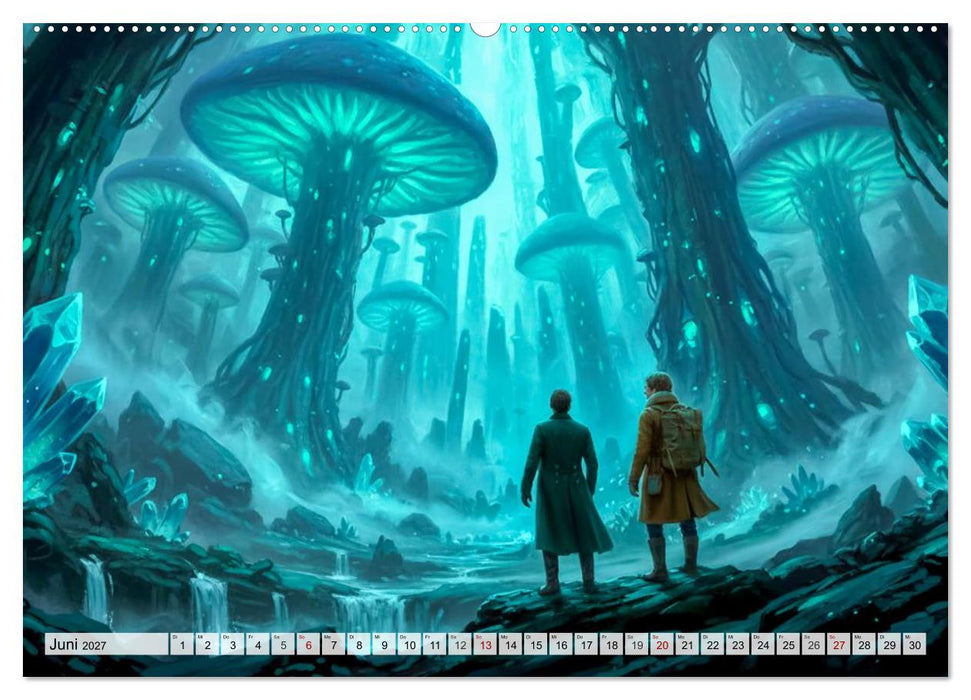 Die Reise zum Mittelpunkt der Erde (CALVENDO Wandkalender 2027)