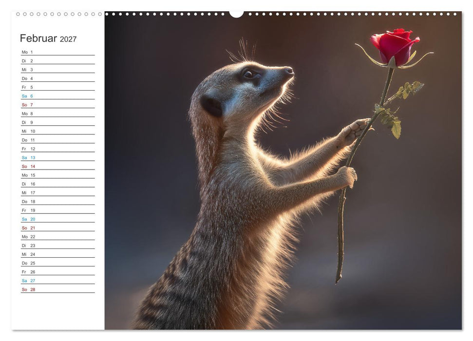Die Welt der Erdmännchen (CALVENDO Premium Wandkalender 2027)