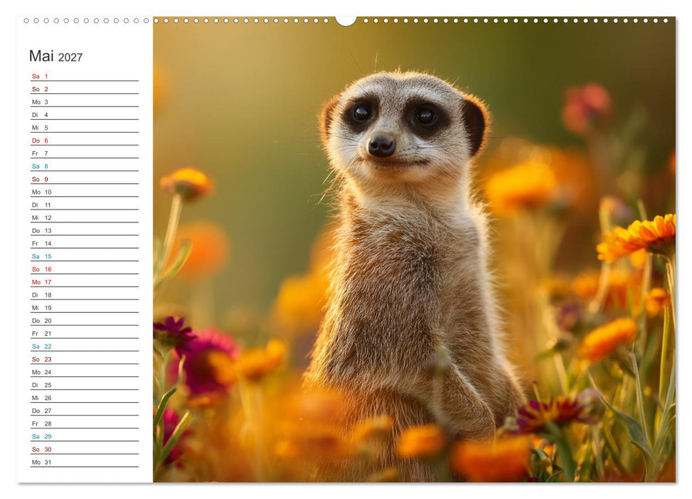 Die Welt der Erdmännchen (CALVENDO Premium Wandkalender 2027)