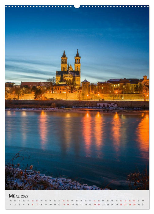 Magdeburg und das Licht am Ende des Tages (CALVENDO Wandkalender 2027)