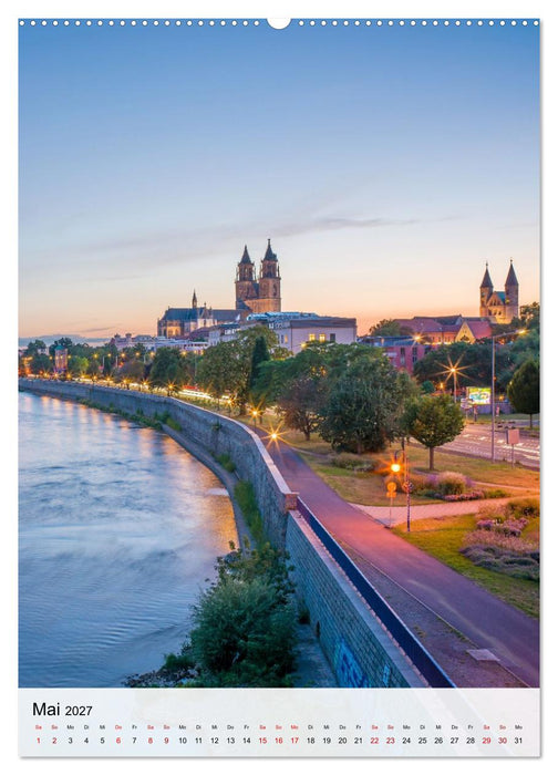 Magdeburg und das Licht am Ende des Tages (CALVENDO Wandkalender 2027)