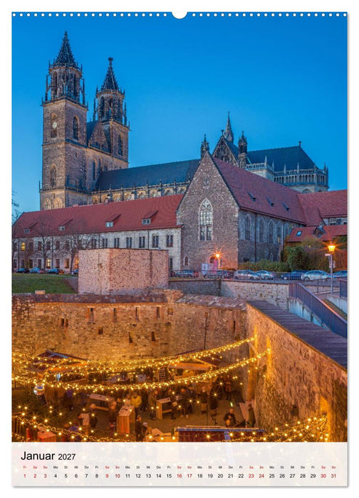 Magdeburg und das Licht am Ende des Tages (CALVENDO Premium Wandkalender 2027)