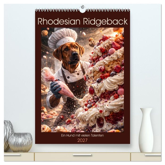 Rhodesian Ridgeback - Ein Hund mit vielen Talenten (CALVENDO Premium Wandkalender 2027)
