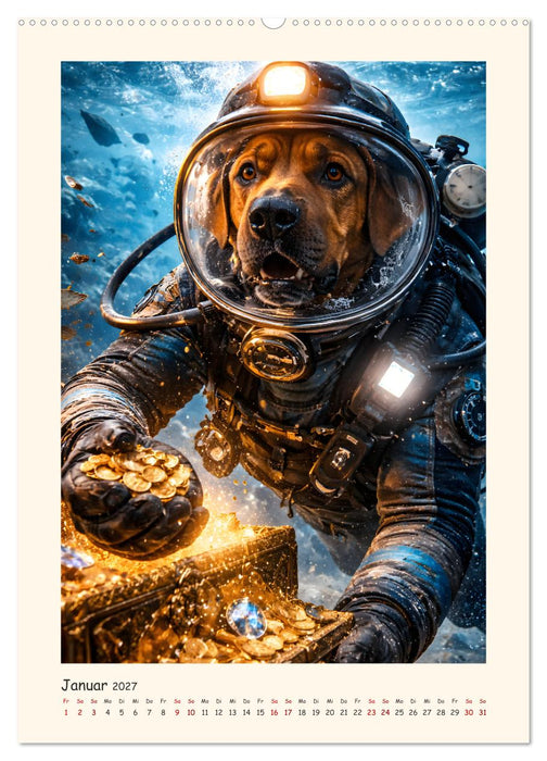 Rhodesian Ridgeback - Ein Hund mit vielen Talenten (CALVENDO Premium Wandkalender 2027)