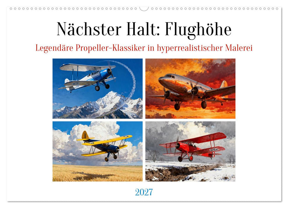 Nächster Halt: Flughöhe (CALVENDO Wandkalender 2027)