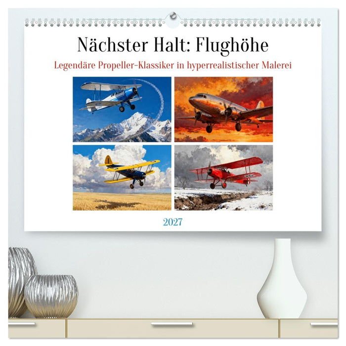 Nächster Halt: Flughöhe (CALVENDO Premium Wandkalender 2027)