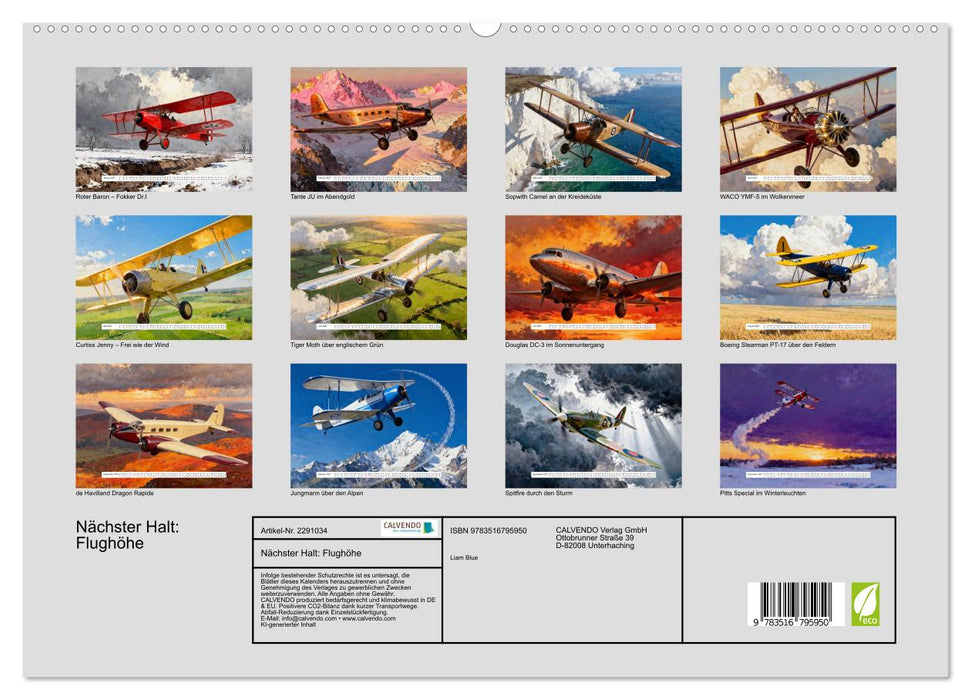 Nächster Halt: Flughöhe (CALVENDO Premium Wandkalender 2027)