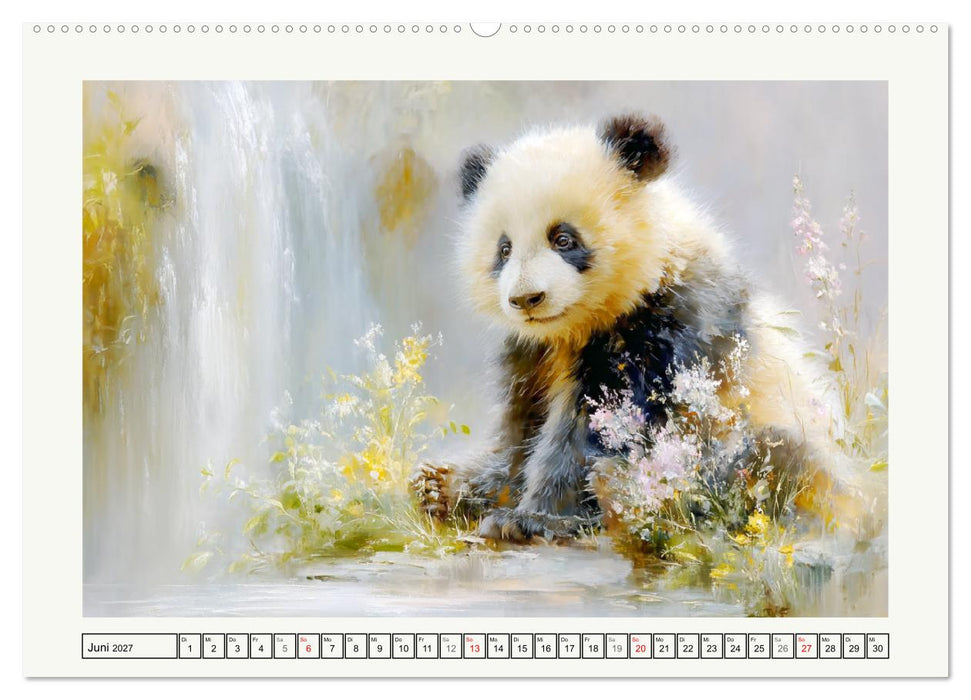 Pandas. Glücksmomente im Reich der Bären (CALVENDO Premium Wandkalender 2027)