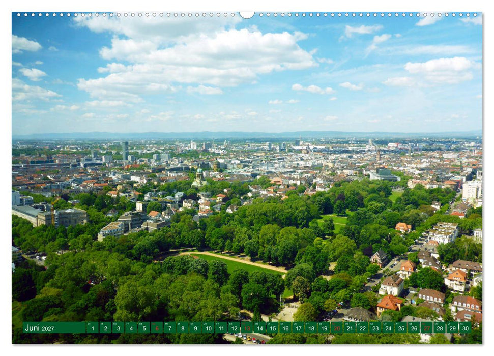 Grünes Mannheim (CALVENDO Wandkalender 2027)
