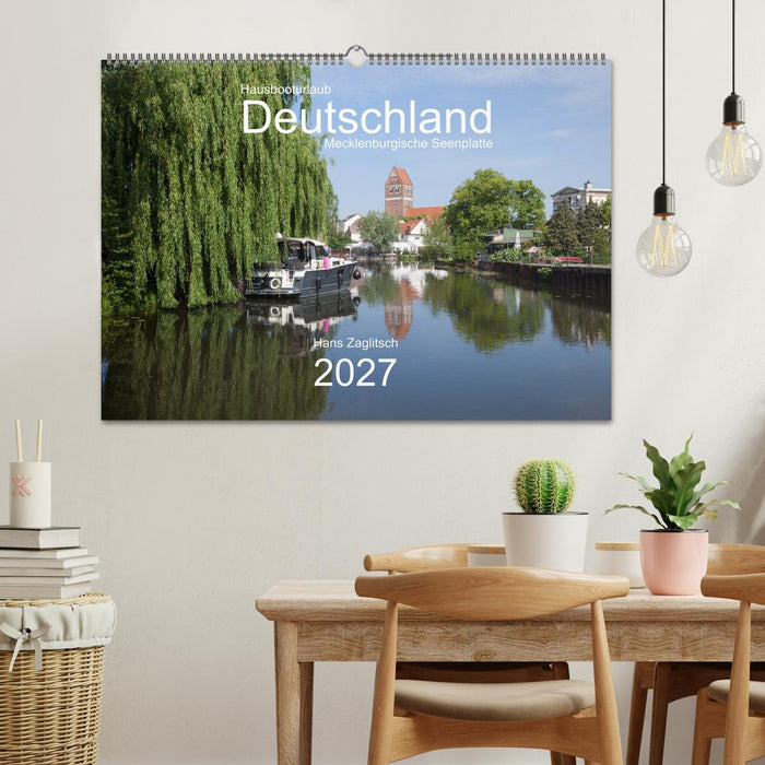 Hausbooturlaub Deutschland - Mecklenburgische Seenplatte (CALVENDO Wandkalender 2027)