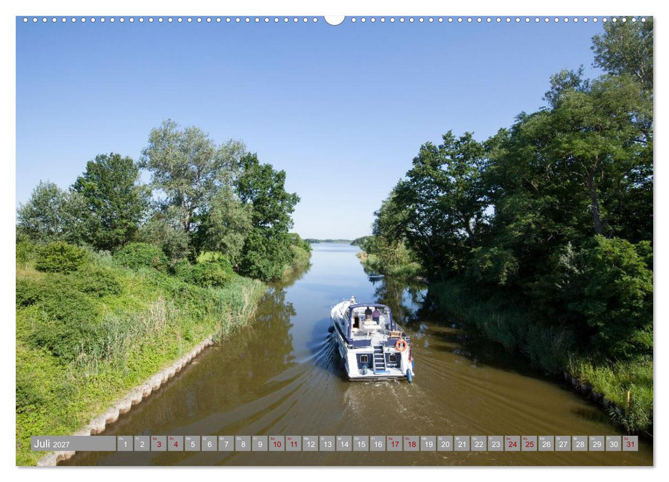 Hausbooturlaub Deutschland - Mecklenburgische Seenplatte (CALVENDO Premium Wandkalender 2027)