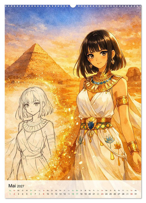 Anime Weltreise (CALVENDO Wandkalender 2027)