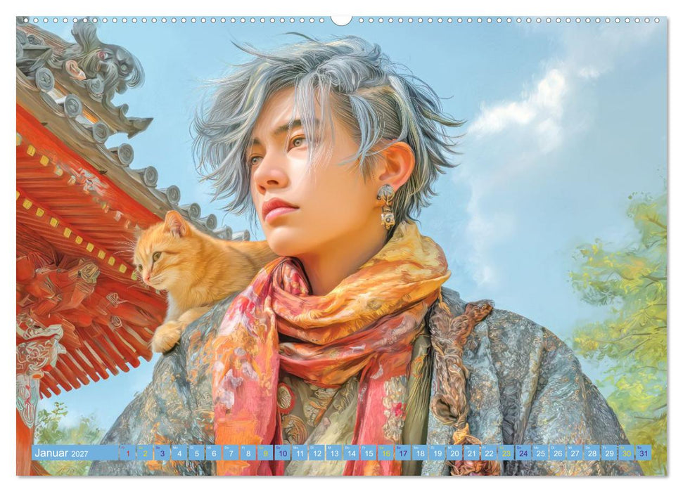 Japanische Figuren - Im Anime-Stil (CALVENDO Wandkalender 2027)