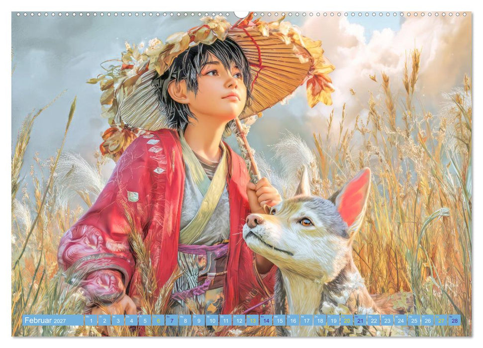 Japanische Figuren - Im Anime-Stil (CALVENDO Wandkalender 2027)