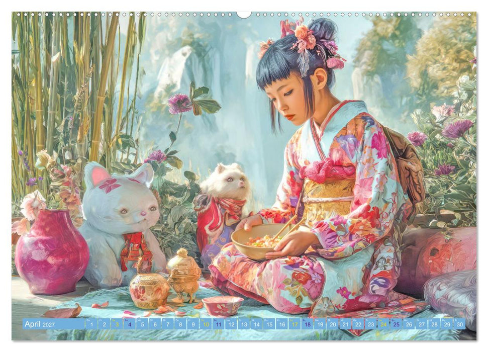 Japanische Figuren - Im Anime-Stil (CALVENDO Wandkalender 2027)