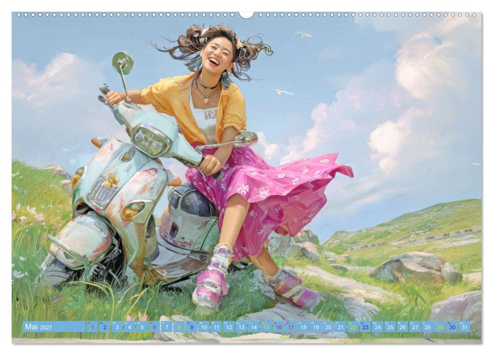 Japanische Figuren - Im Anime-Stil (CALVENDO Wandkalender 2027)