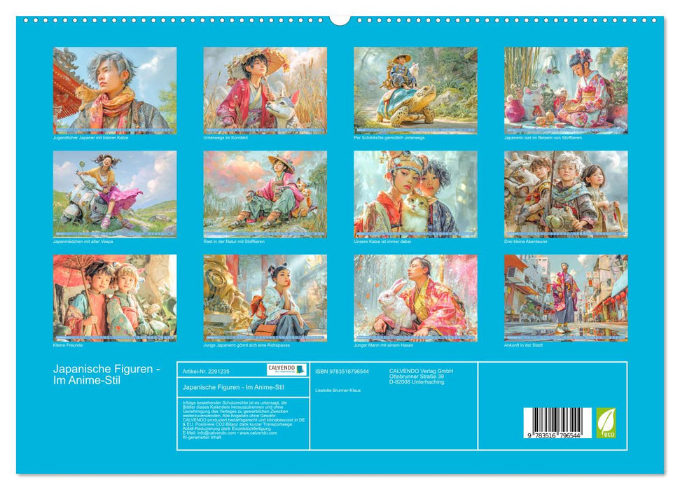 Japanische Figuren - Im Anime-Stil (CALVENDO Premium Wandkalender 2027)