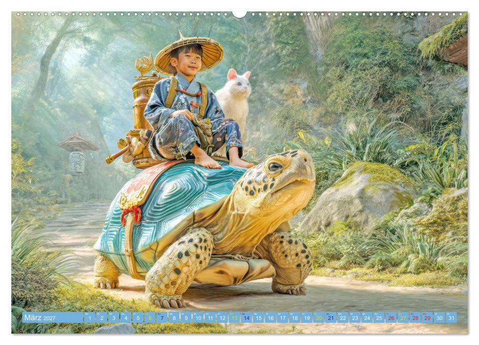 Japanische Figuren - Im Anime-Stil (CALVENDO Premium Wandkalender 2027)