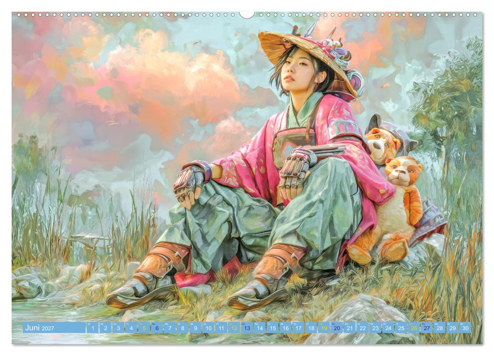 Japanische Figuren - Im Anime-Stil (CALVENDO Premium Wandkalender 2027)