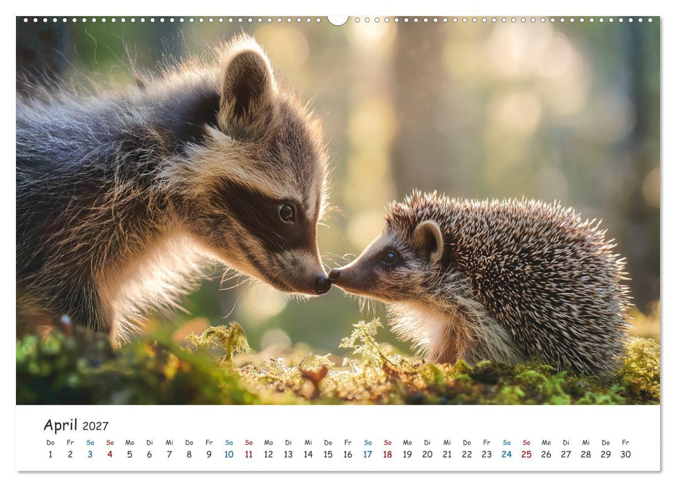 Wenn Tiere Freunde werden (CALVENDO Wandkalender 2027)