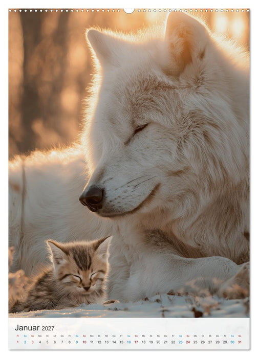 Tierfreunde fürs Herz (CALVENDO Wandkalender 2027)
