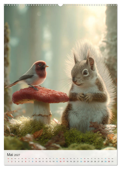 Tierfreunde fürs Herz (CALVENDO Wandkalender 2027)