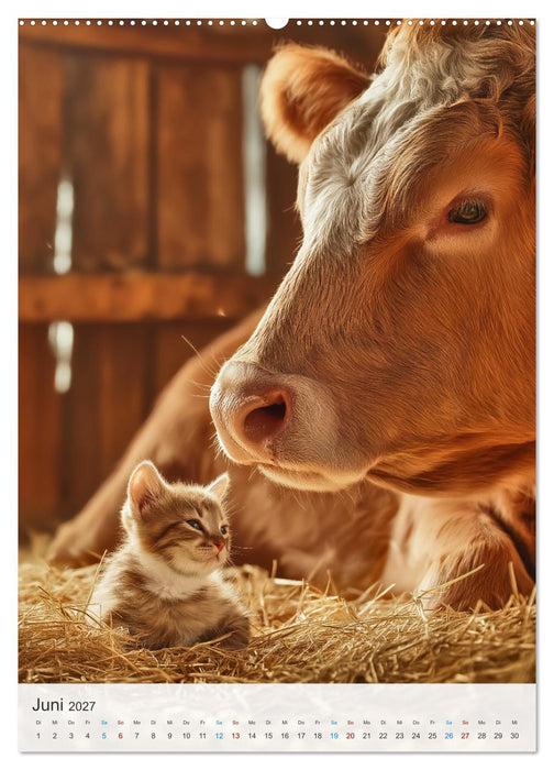 Tierfreunde fürs Herz (CALVENDO Wandkalender 2027)