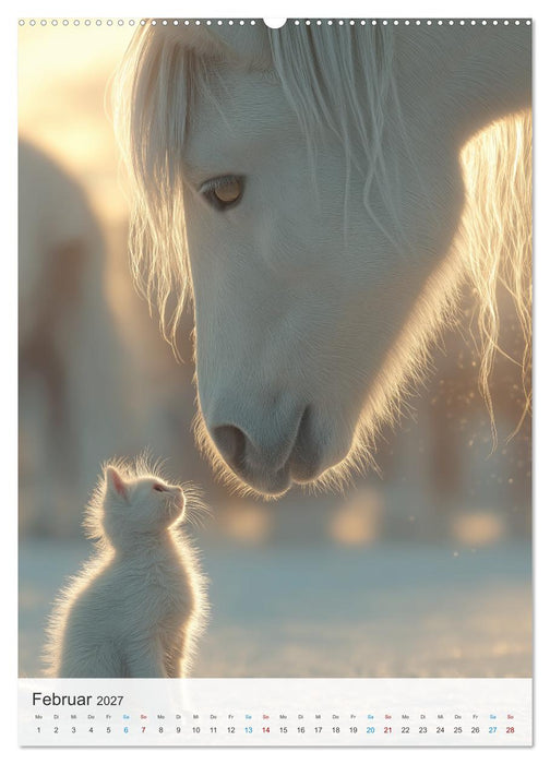 Tierfreunde fürs Herz (CALVENDO Premium Wandkalender 2027)