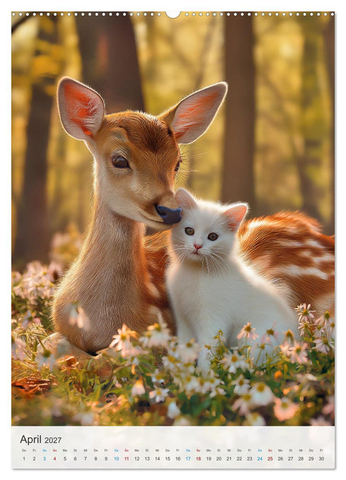 Tierfreunde fürs Herz (CALVENDO Premium Wandkalender 2027)