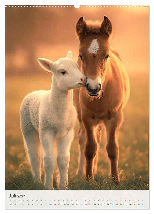 Tierfreunde fürs Herz (CALVENDO Premium Wandkalender 2027)